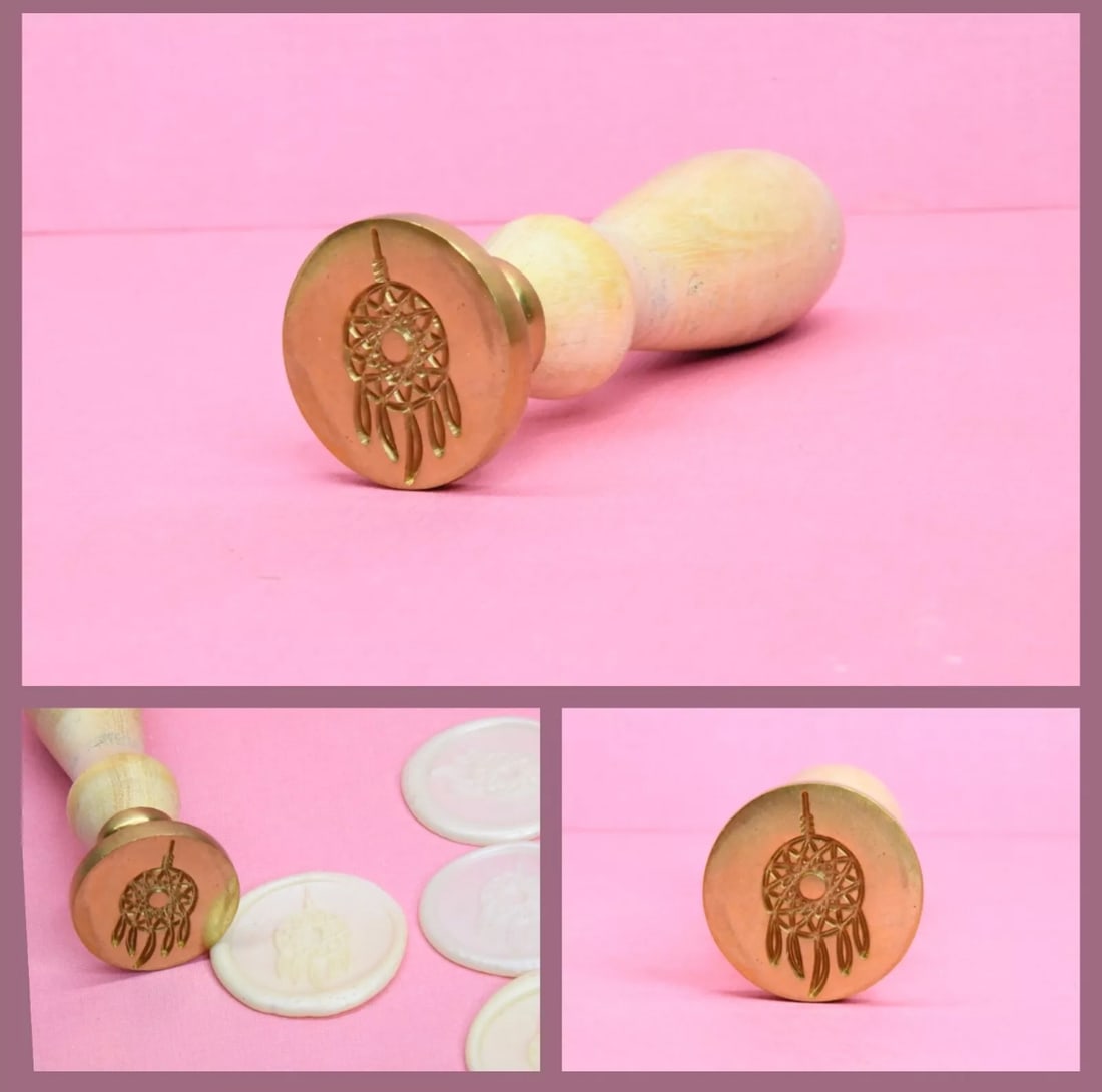 Vintage Wax Seal Stamp, Dream Catcher (1 of 7)