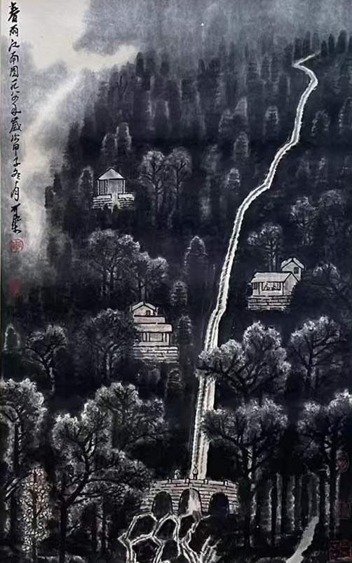 A Chinese Painting Signed Li Keran: length:96cmwidth:60cm