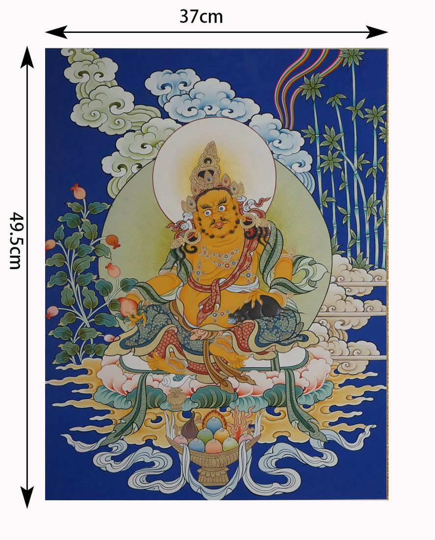 Thangka of Yellow Jambhala (1 of 13)