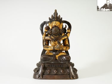 Sixth-grade White King of Joy Buddha Statue