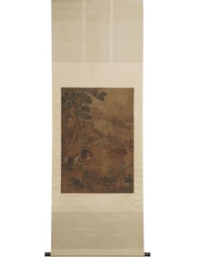 Hunting on Silk by Lang Shining