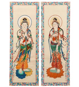 Buddha statue by Zhang Daqian