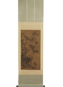 Anonymous bamboo on silk