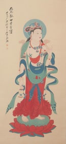 Buddha statue by Zhang Daqian