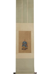 Figures by Castiglione on Silk