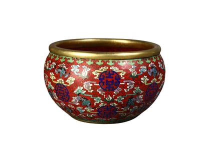 Cloisonné enamel auspicious cloud washable stationery ornament