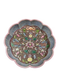Enamel Guyuexuan pot holder