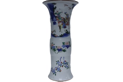 Colorful Sword Horse Figure Flower Mushroom