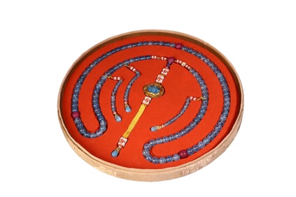 Aquamarine 108 Children's beads