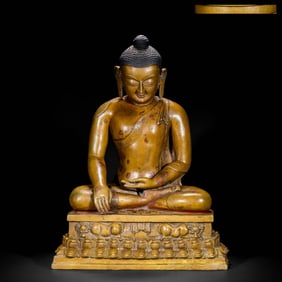 Alloy copper statue of Immovable Buddha