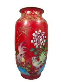 Chili Red Rooster Lantern Bottle