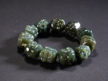 Jade Arhat bracelet