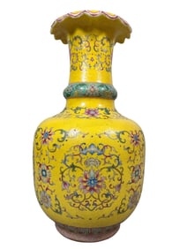 Pastel-rose floral vase