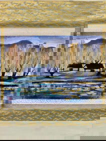 landscape hanging scroll on paper