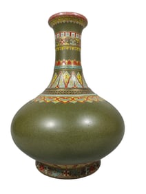 Tea jasmine with gold painting