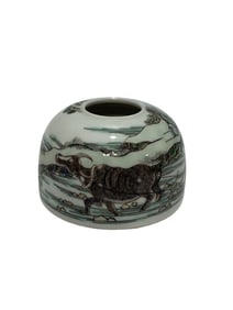 Colorful small water pot