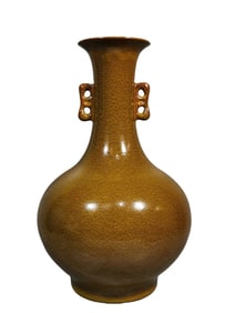 Glazed tea-leaf amphora