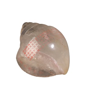 Crystal conch shell Buddhist instrument stationery ornaments