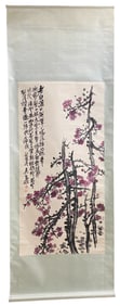 Wu Changshuo's Plum Blossom Hanging Scroll