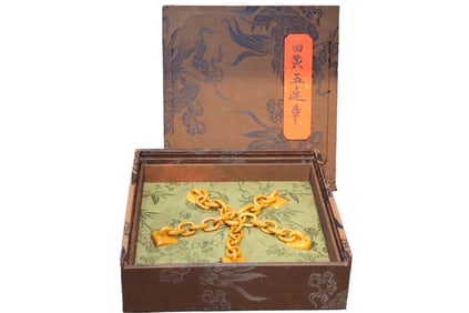 Qianlong Sanxitang with five consecutive Tianhuang seals