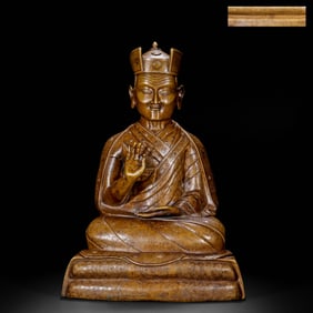 Alloy copper statue of the master