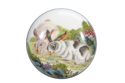 Enamel animal ink box