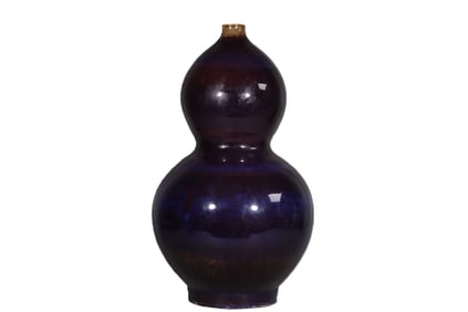 kiln-transformed glaze gourd bottle