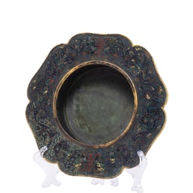 Cloisonné Fruit Platter