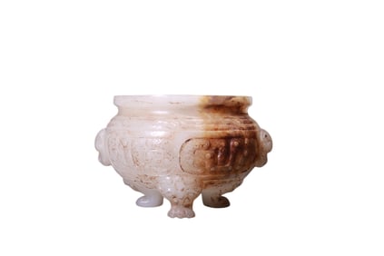 Jade Dragon Pattern Incense Burner