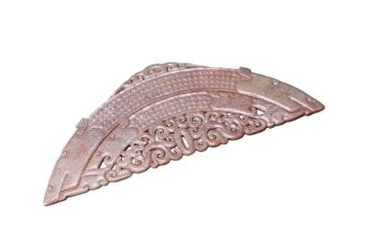 Jade pendant with dragon design