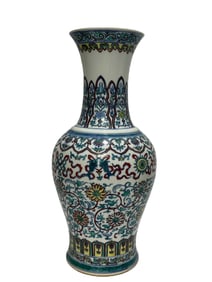 Doucai Eight Treasures Pattern Bottle