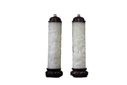 Matsushita Takashi Jade Incense Burner | A Pair