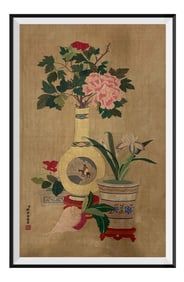 "Bogu Tu" (Illustrations of Antiquities) - Kesi (Silk Tapestry)