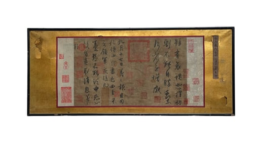 Wang Xizhi's "Lament for Calamity"Kong Shizhong"Worried Post"