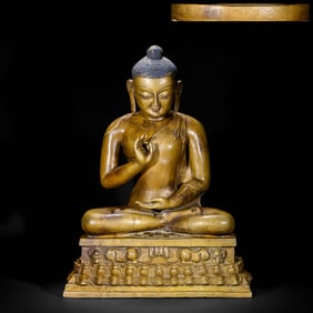 Alloy bronze Buddha statue