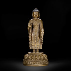 Alloy bronze Buddha statue