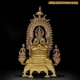 Alloy bronze Buddha statue