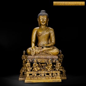 Alloy bronze Buddha statue