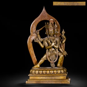 Alloy bronze Buddha statue