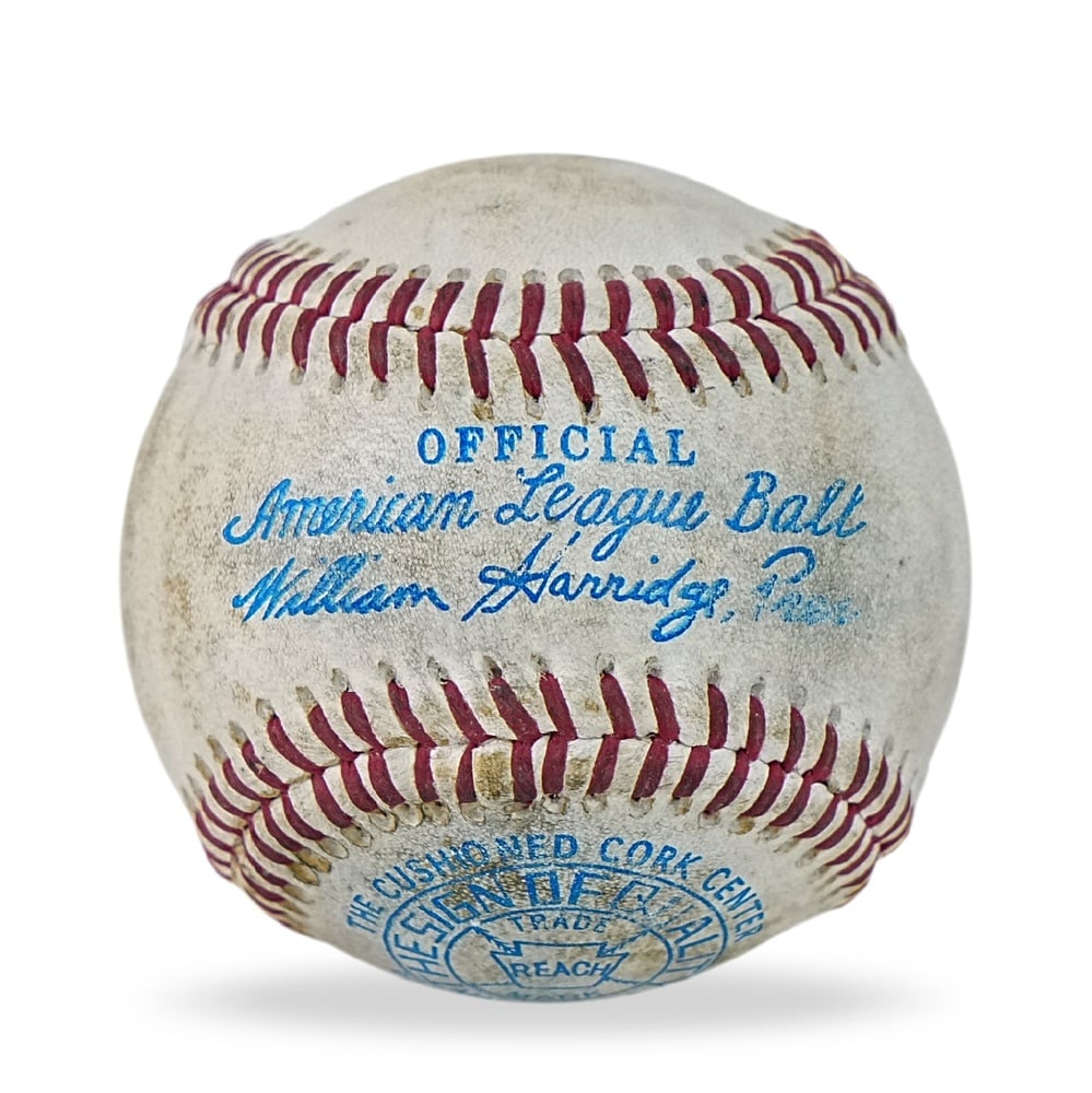 BABE RUTH SIGNED BASEBALL - 3