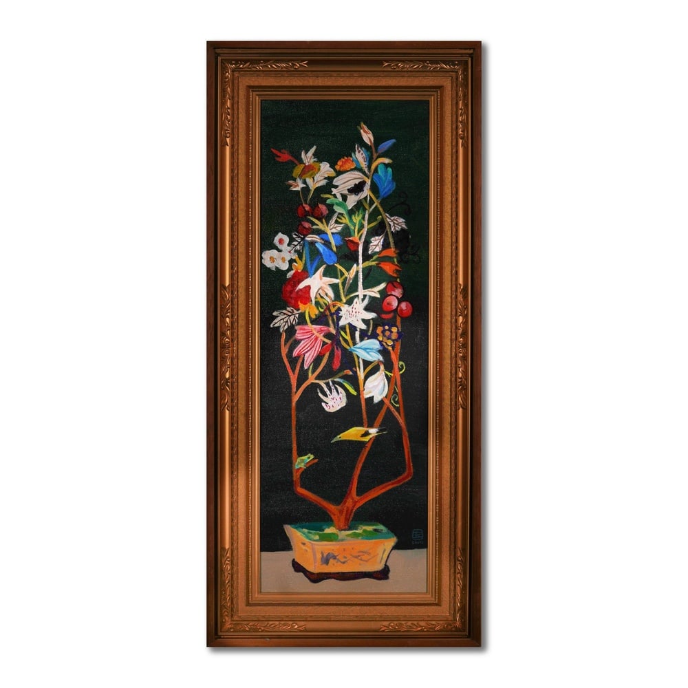 SANYU (1895-1966), ATTRIBUTED TO, OIL ON CANVAS