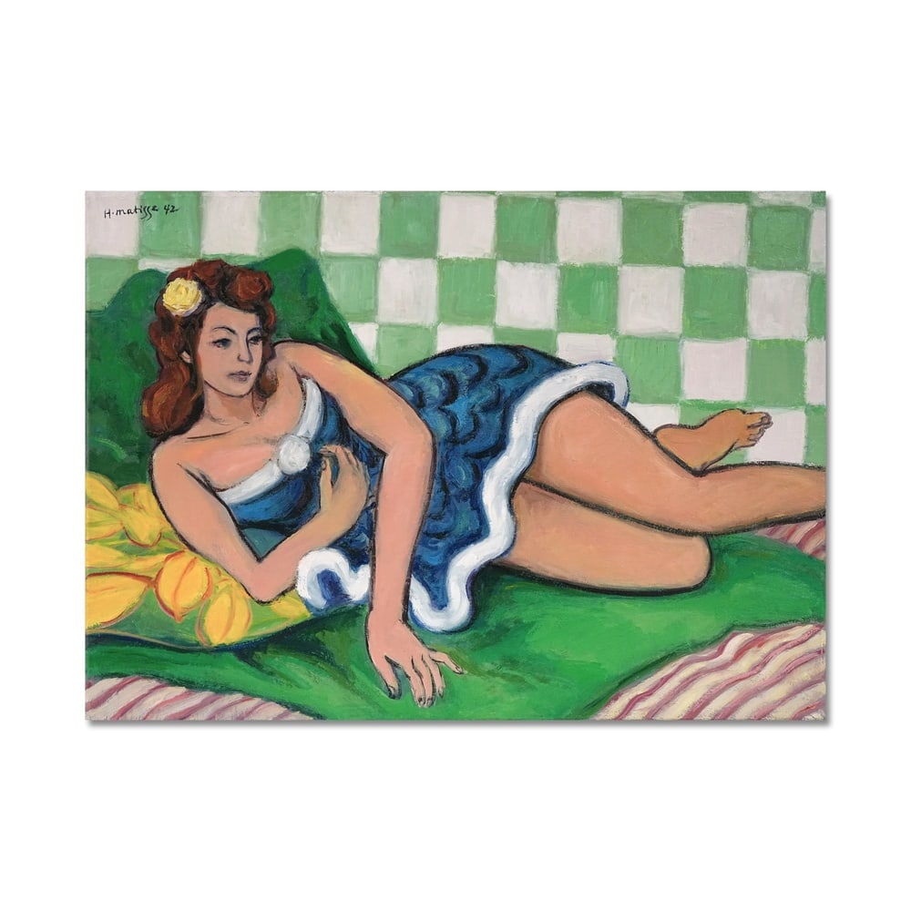HENRI MATISSE (1869-1954), ATTRIBUTED TO, OIL ON CANVAS: Signed (upper left) Image Dimensions: 19 3/4 x 27 1/2 in (50 x 70 cm) This painting comes with COA. Henri Matisse (1869-1954) was a leading figure of modern art and the founder of Fauvism. His work, d
