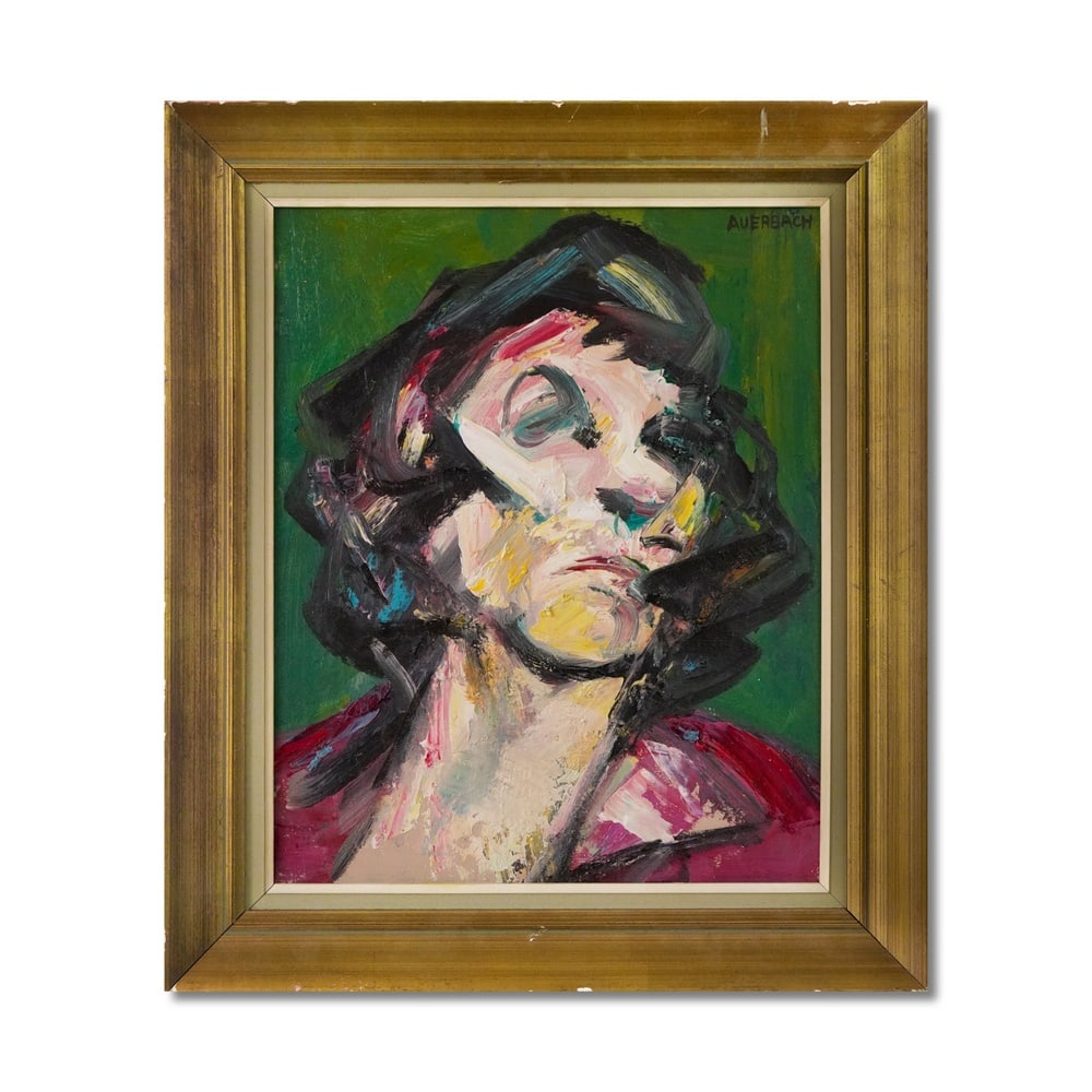 FRANK AUERBACH (1931-2024), ATTRIBUTED TO, OIL ON WOODEN PANEL (1 of 3)