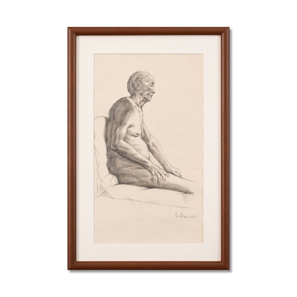 GEORGES SEURAT (1859-1891), ATTRIBUTED TO, PENCIL ON PAPER