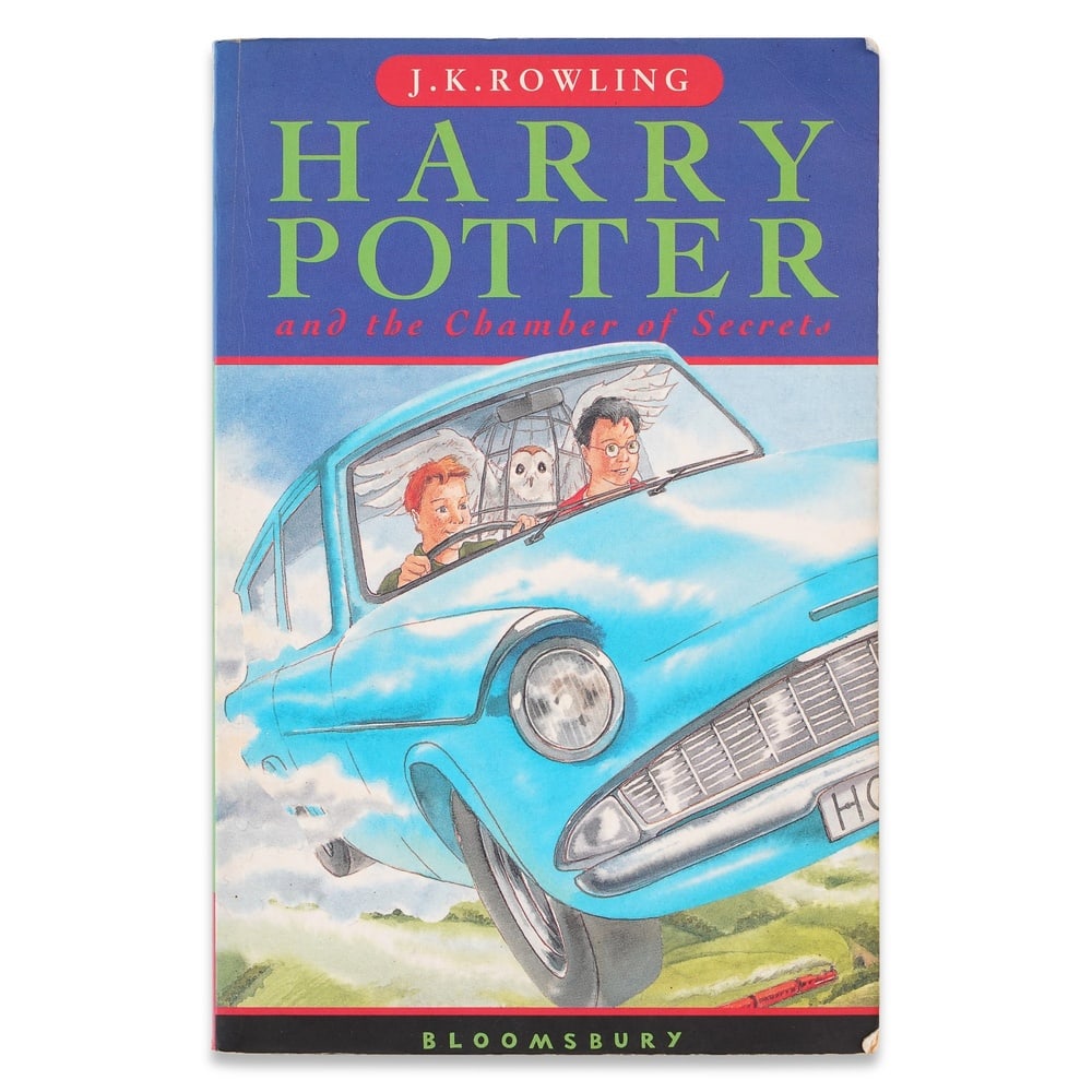 J. K. ROWLING SIGNED "HARRY POTTER AND THE CHAMBER OF SECRETS" BLOOMSBURY EDITION