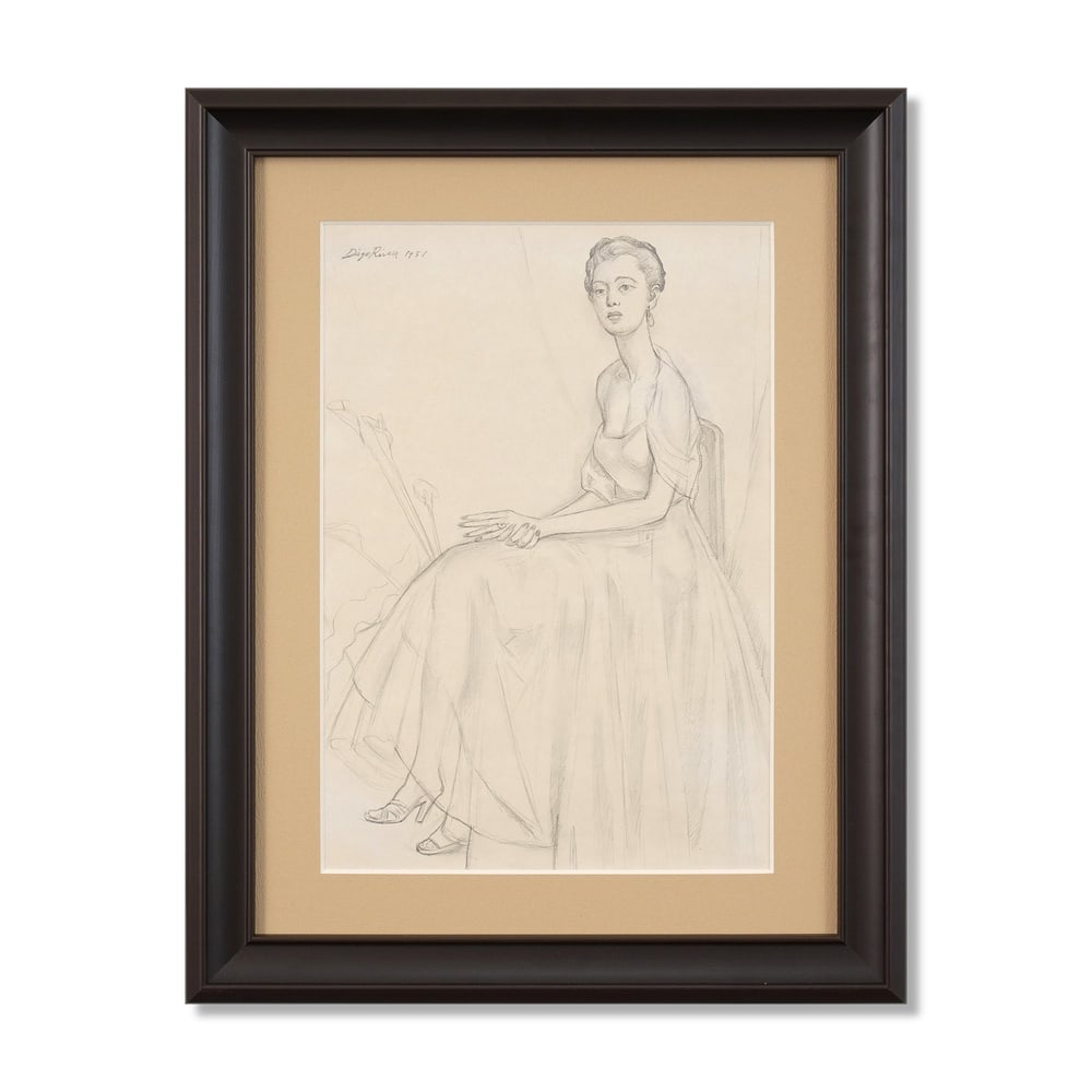 DIEGO RIVERA (1886-1957), ATTRIBUTED TO, PENCIL ON PAPER (1 of 3)