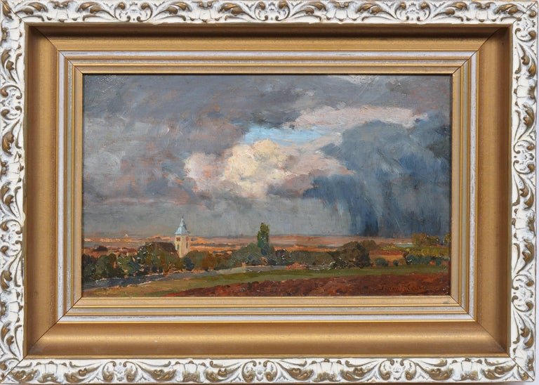 Tina Blau Signed Austrian Vienna Cityscape Painting (1 of 7)