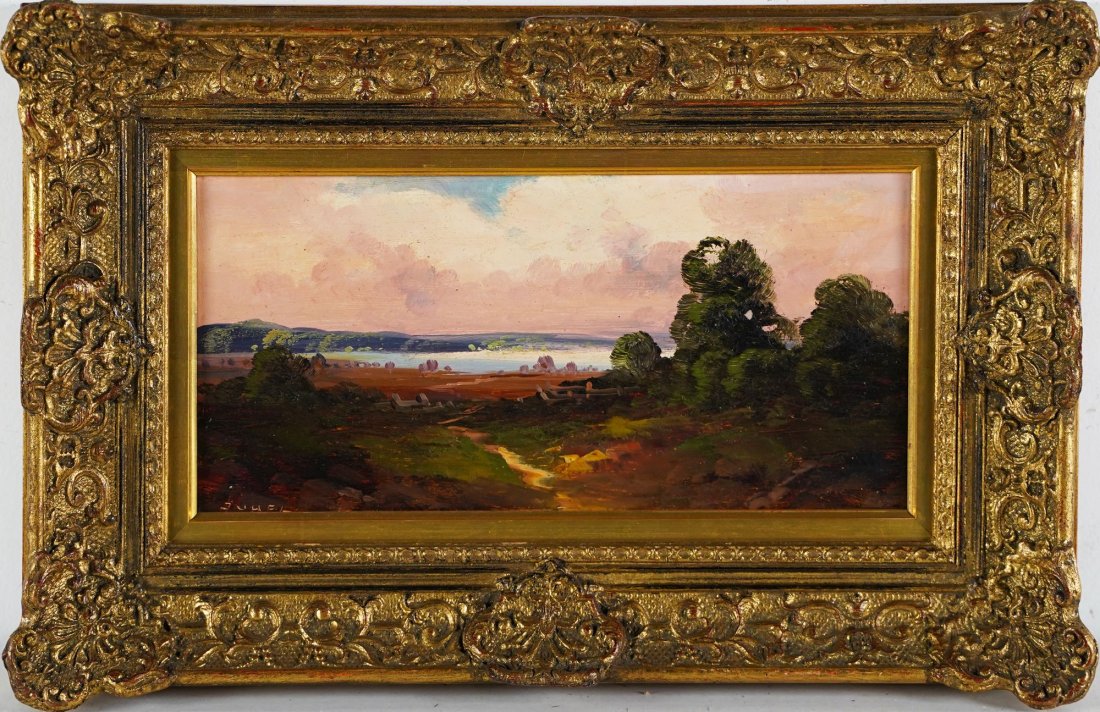 Early 20th Century Barbizon Impressionist Landscape Painting (1 of 6)