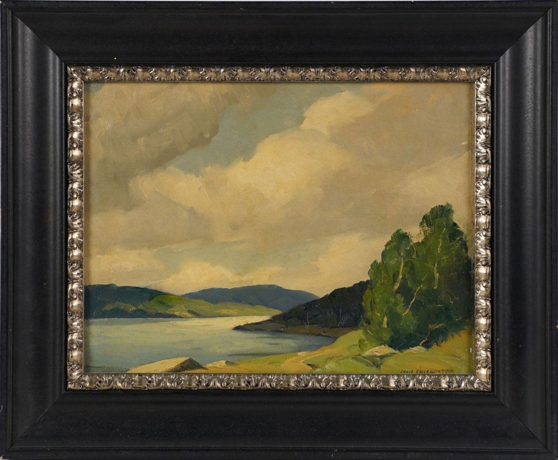 Original Cecil Chichester New York Impressionist Oil Painting (1 of 4)