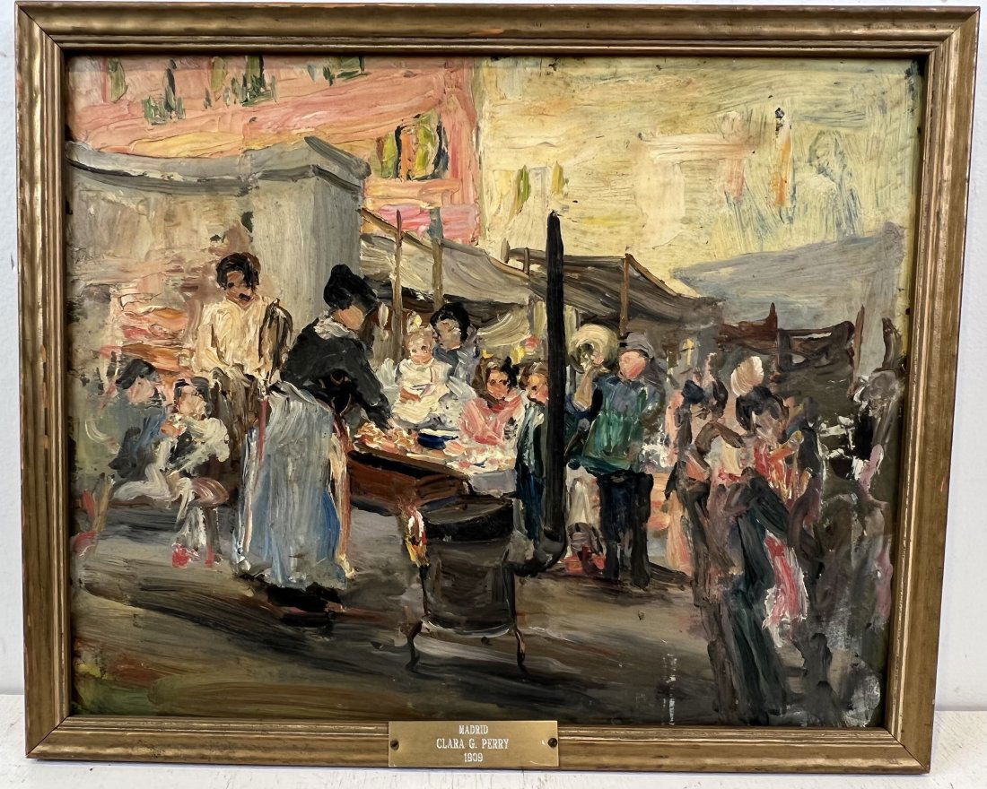 Clara Greenleaf Perry Signed Impressionist Oil Painting (1 of 9)